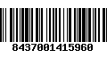 Código de Barras 8437001415960