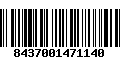 Código de Barras 8437001471140