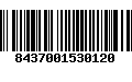 Código de Barras 8437001530120