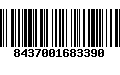 Código de Barras 8437001683390