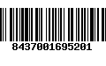 Código de Barras 8437001695201