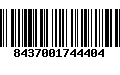 Código de Barras 8437001744404