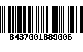 Código de Barras 8437001889006