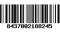 Código de Barras 8437002188245