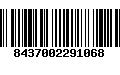 Código de Barras 8437002291068