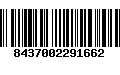 Código de Barras 8437002291662