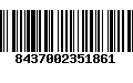 Código de Barras 8437002351861