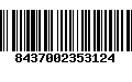 Código de Barras 8437002353124