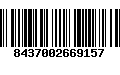 Código de Barras 8437002669157