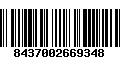 Código de Barras 8437002669348