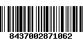 Código de Barras 8437002871062