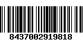 Código de Barras 8437002919818