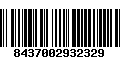 Código de Barras 8437002932329