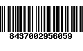 Código de Barras 8437002956059