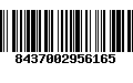 Código de Barras 8437002956165