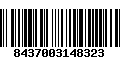 Código de Barras 8437003148323