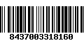 Código de Barras 8437003318160