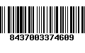 Código de Barras 8437003374609