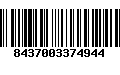 Código de Barras 8437003374944