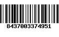 Código de Barras 8437003374951