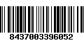 Código de Barras 8437003396052