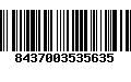 Código de Barras 8437003535635