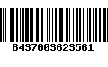 Código de Barras 8437003623561