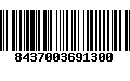 Código de Barras 8437003691300