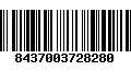 Código de Barras 8437003728280