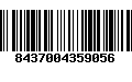 Código de Barras 8437004359056