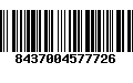 Código de Barras 8437004577726