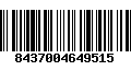 Código de Barras 8437004649515