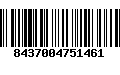 Código de Barras 8437004751461