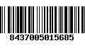 Código de Barras 8437005015685