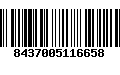 Código de Barras 8437005116658