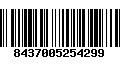 Código de Barras 8437005254299