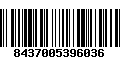 Código de Barras 8437005396036