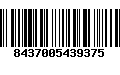 Código de Barras 8437005439375
