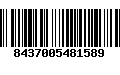 Código de Barras 8437005481589