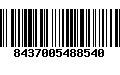 Código de Barras 8437005488540