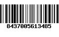 Código de Barras 8437005613485