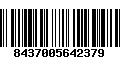 Código de Barras 8437005642379