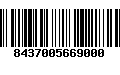 Código de Barras 8437005669000