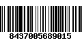 Código de Barras 8437005689015