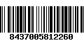 Código de Barras 8437005812260