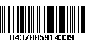 Código de Barras 8437005914339