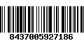 Código de Barras 8437005927186