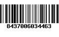 Código de Barras 8437006034463