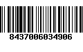 Código de Barras 8437006034906