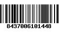 Código de Barras 8437006101448